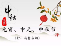 谜底是中秋节的谜语,传承文化，欢度团圆之夜
